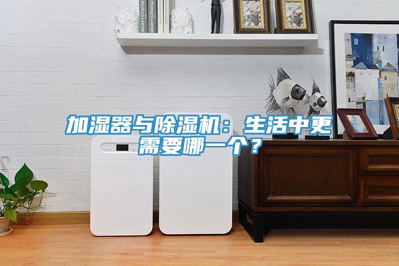 加濕器與除濕機：生活中更需要哪一個？