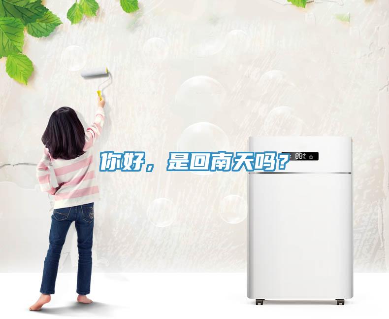 你好，是回南天嗎？
