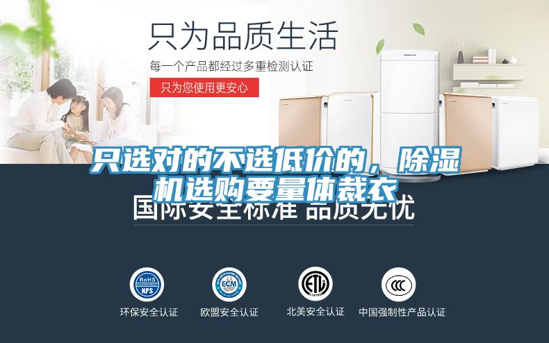 只選對的不選低價的，除濕機選購要量體裁衣