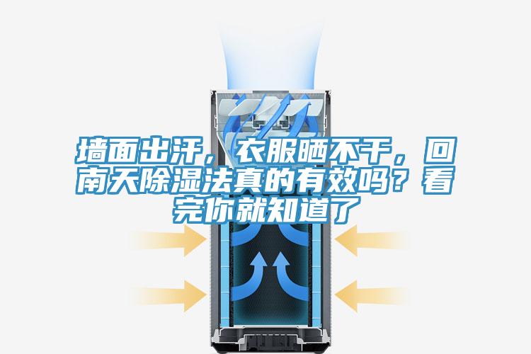 墻面出汗，衣服曬不干，回南天除濕法真的有效嗎？看完你就知道了