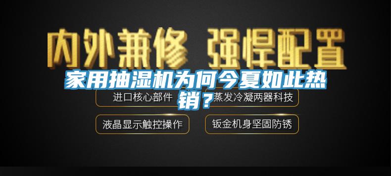 家用抽濕機(jī)為何今夏如此熱銷？