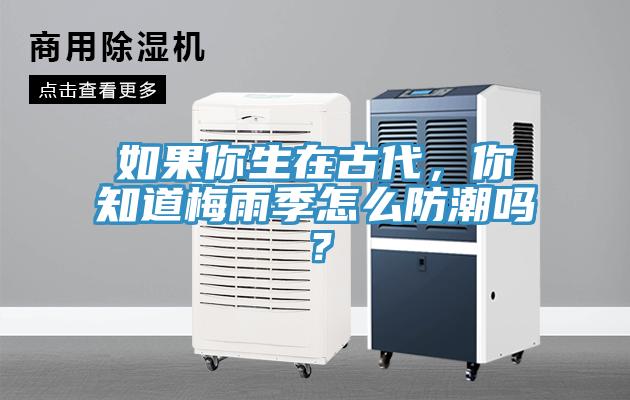 如果你生在古代，你知道梅雨季怎么防潮嗎？