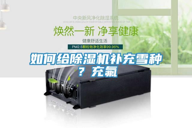 如何給除濕機(jī)補(bǔ)充雪種？充氟