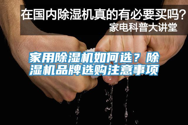 家用除濕機(jī)如何選？除濕機(jī)品牌選購注意事項(xiàng)