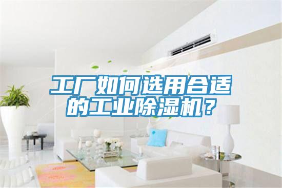 工廠如何選用合適的工業(yè)除濕機(jī)？