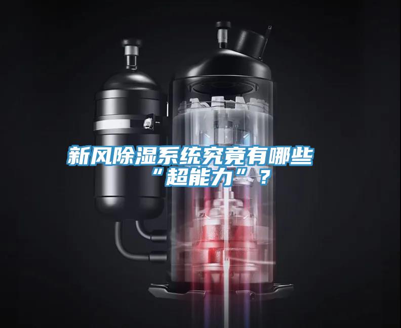 新風(fēng)除濕系統(tǒng)究竟有哪些“超能力”？