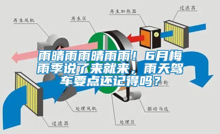 雨晴雨雨晴雨雨！6月梅雨季說了來就來，雨天駕車要點還記得嗎？