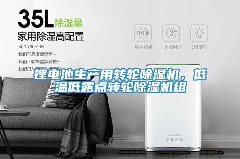 鋰電池生產(chǎn)用轉(zhuǎn)輪除濕機(jī)，低溫低露點(diǎn)轉(zhuǎn)輪除濕機(jī)組