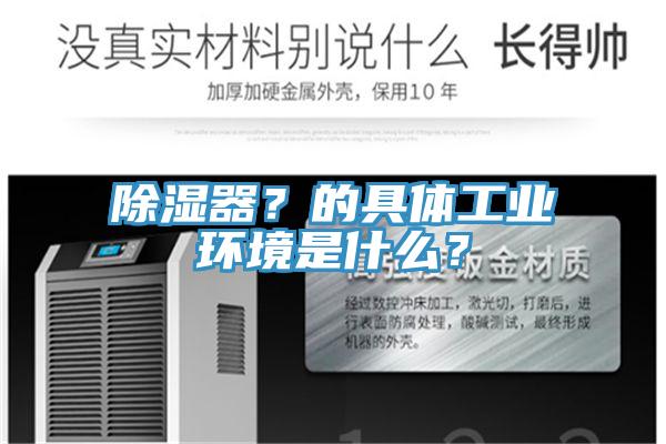除濕器？的具體工業(yè)環(huán)境是什么？