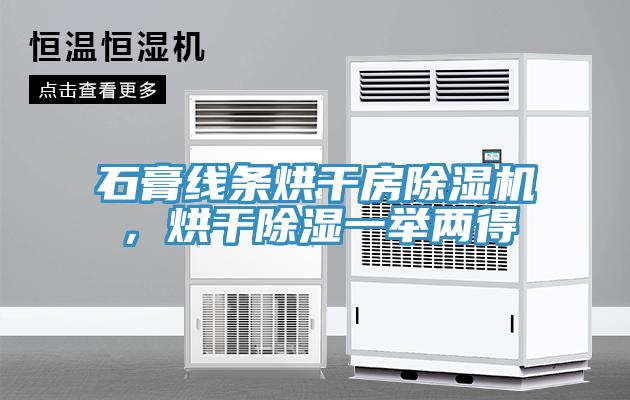 石膏線條烘干房除濕機，烘干除濕一舉兩得