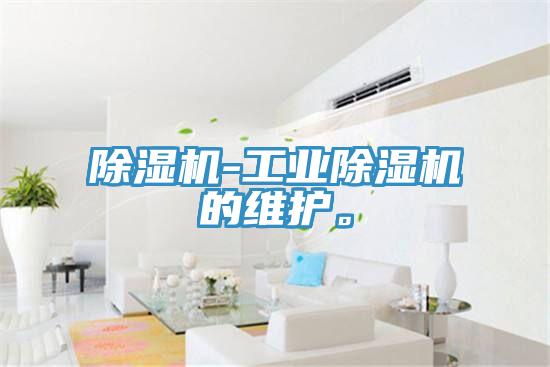 除濕機-工業(yè)除濕機的維護(hù)。