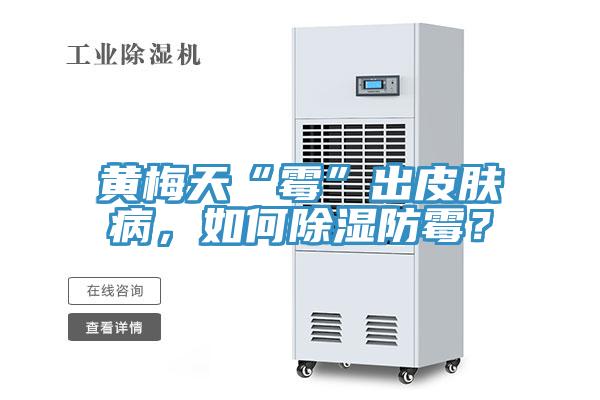 黃梅天“霉”出皮膚病，如何除濕防霉？