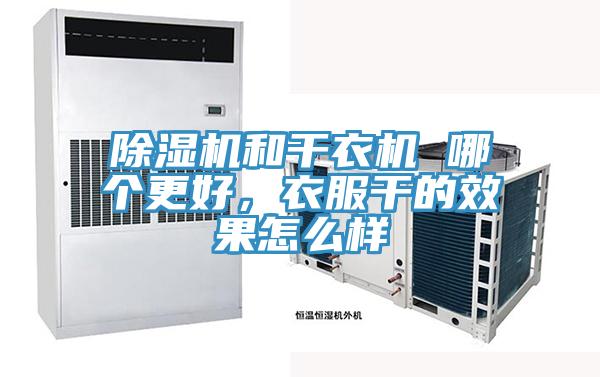 除濕機(jī)和干衣機(jī) 哪個(gè)更好，衣服干的效果怎么樣