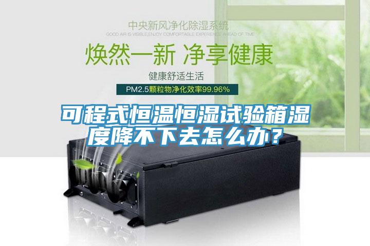 可程式恒溫恒濕試驗箱濕度降不下去怎么辦？