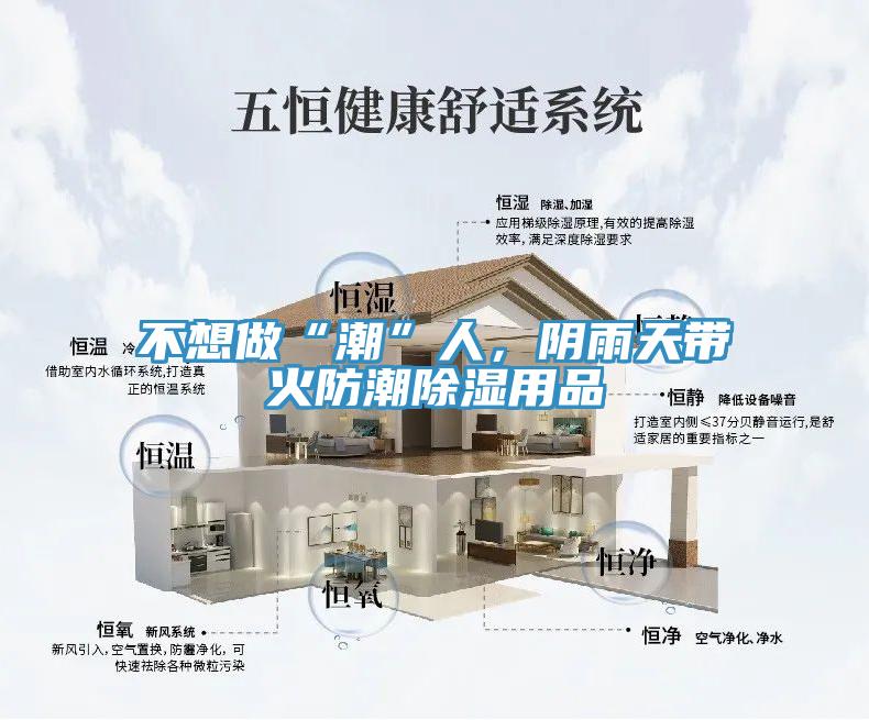 不想做“潮”人，陰雨天帶火防潮除濕用品
