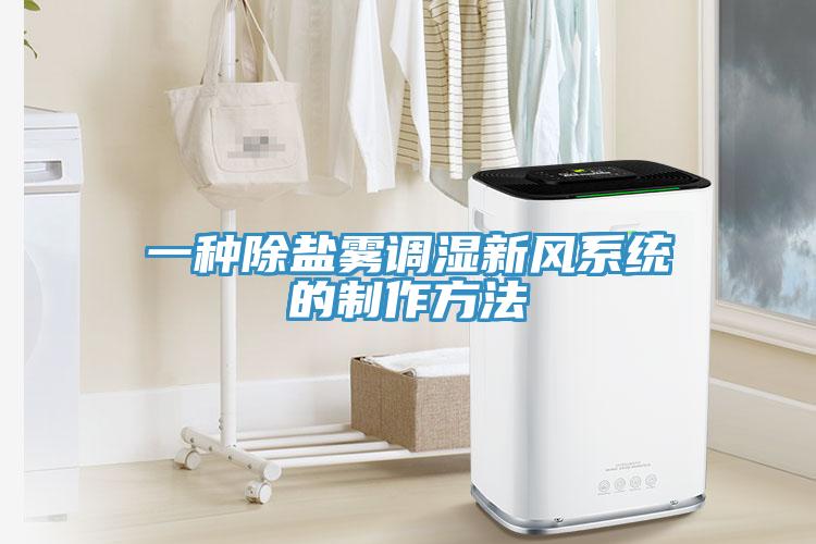 一種除鹽霧調(diào)濕新風系統(tǒng)的制作方法