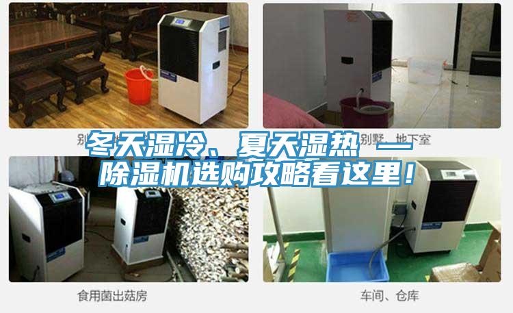 冬天濕冷、夏天濕熱 — 除濕機(jī)選購(gòu)攻略看這里！