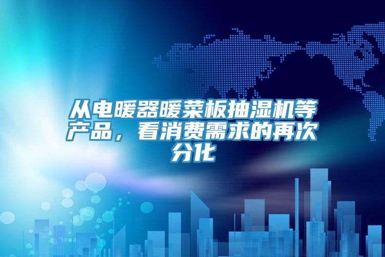 從電暖器暖菜板抽濕機(jī)等產(chǎn)品，看消費(fèi)需求的再次分化