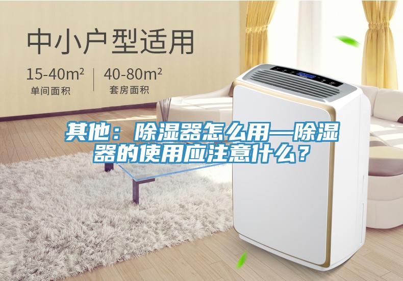 其他：除濕器怎么用—除濕器的使用應注意什么？