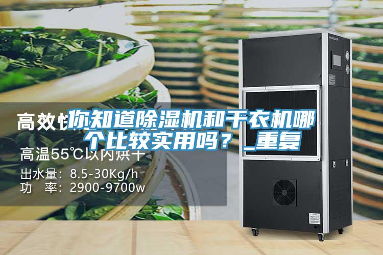 你知道除濕機和干衣機哪個比較實用嗎？_重復(fù)