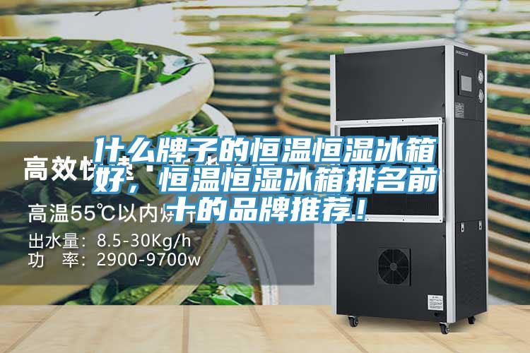 什么牌子的恒溫恒濕冰箱好，恒溫恒濕冰箱排名前十的品牌推薦！