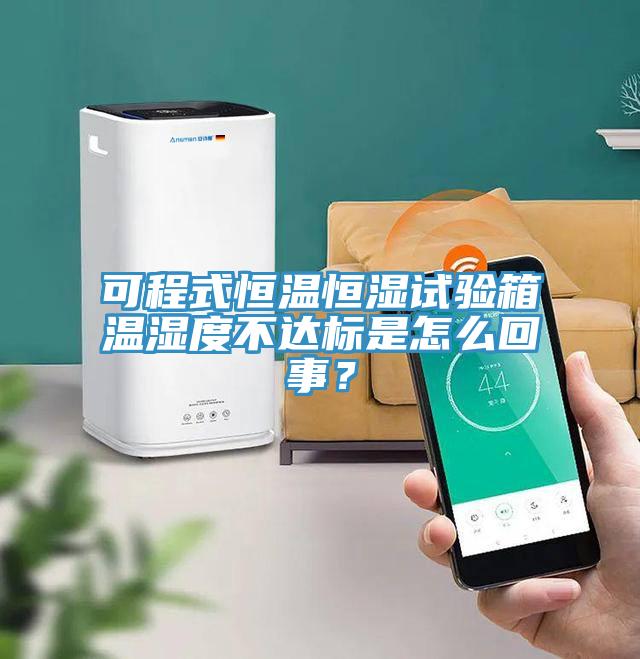 可程式恒溫恒濕試驗箱溫濕度不達標是怎么回事？