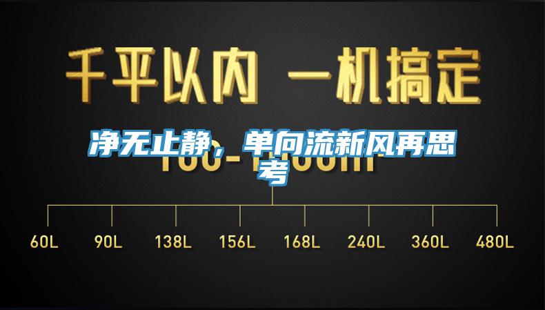 凈無止靜，單向流新風(fēng)再思考