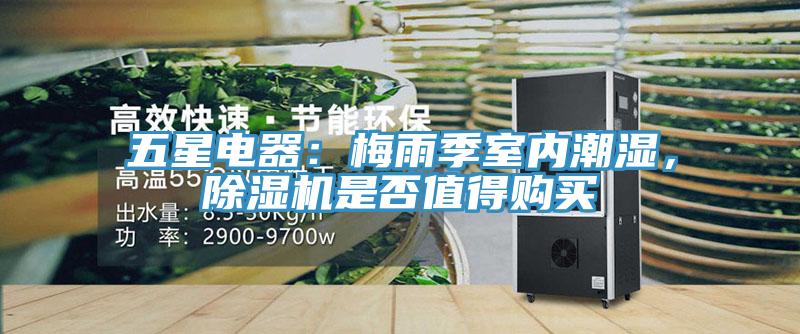 五星電器：梅雨季室內(nèi)潮濕，除濕機(jī)是否值得購買