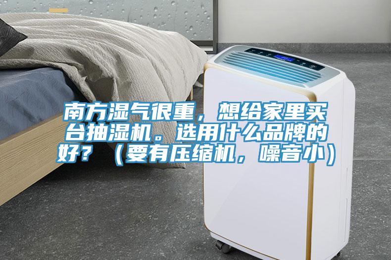 南方濕氣很重，想給家里買臺抽濕機(jī)。選用什么品牌的好？（要有壓縮機(jī)，噪音?。?></div>
								<div   id=