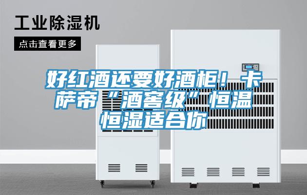 好紅酒還要好酒柜！卡薩帝“酒窖級(jí)”恒溫恒濕適合你