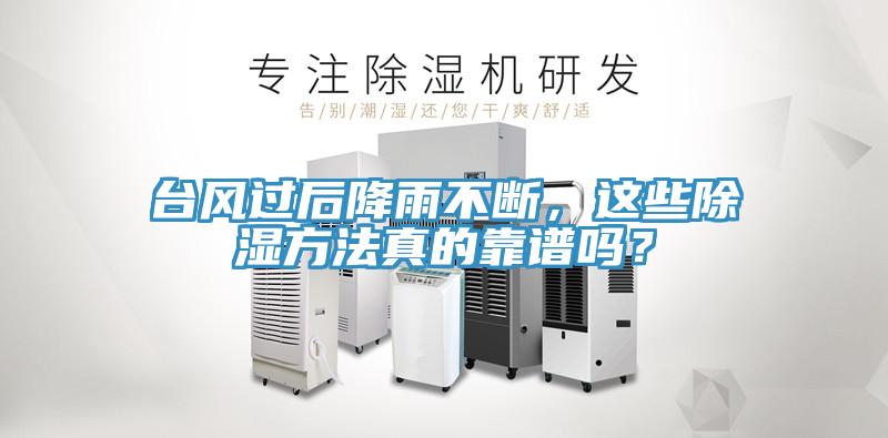 臺風(fēng)過后降雨不斷，這些除濕方法真的靠譜嗎？