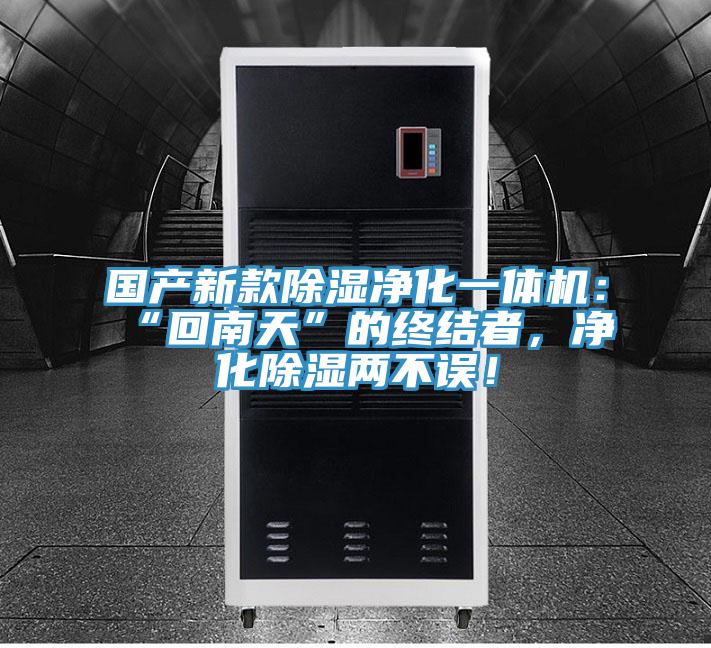 國產(chǎn)新款除濕凈化一體機：“回南天”的終結(jié)者，凈化除濕兩不誤！