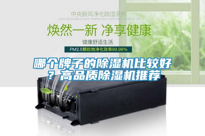 哪個牌子的除濕機比較好？高品質(zhì)除濕機推薦