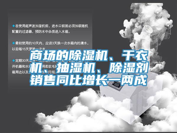 商場(chǎng)的除濕機(jī)、干衣機(jī)、抽濕機(jī)、除濕劑銷售同比增長(zhǎng)一兩成