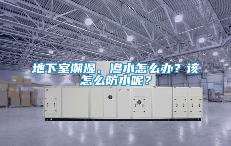 地下室潮濕、滲水怎么辦？該怎么防水呢？