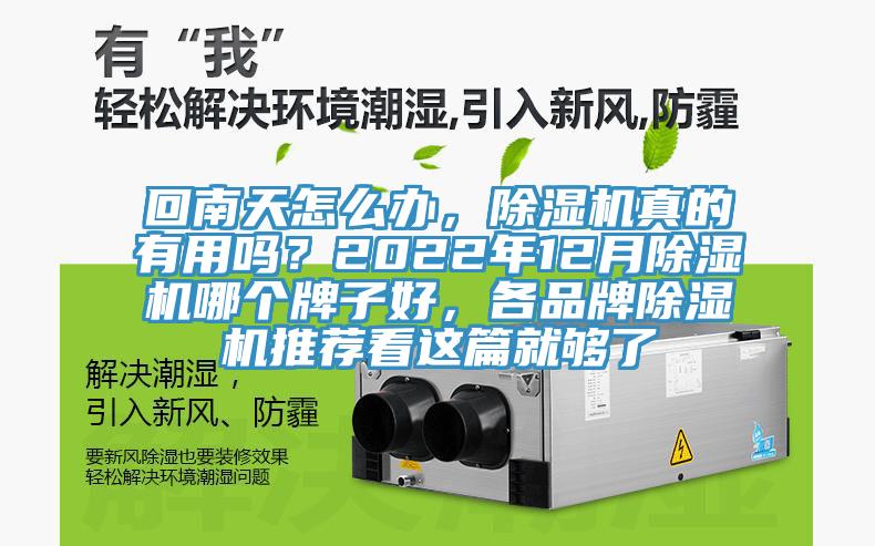 回南天怎么辦，除濕機(jī)真的有用嗎？2022年12月除濕機(jī)哪個(gè)牌子好，各品牌除濕機(jī)推薦看這篇就夠了