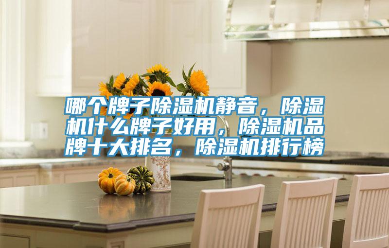哪個牌子除濕機靜音，除濕機什么牌子好用，除濕機品牌十大排名，除濕機排行榜