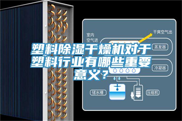 塑料除濕干燥機(jī)對于塑料行業(yè)有哪些重要意義？