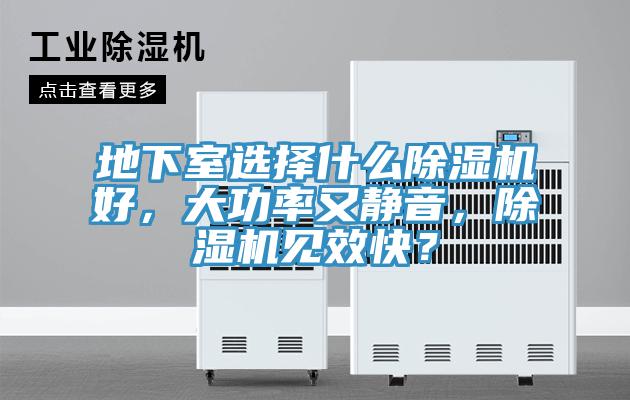 地下室選擇什么除濕機好，大功率又靜音，除濕機見效快？