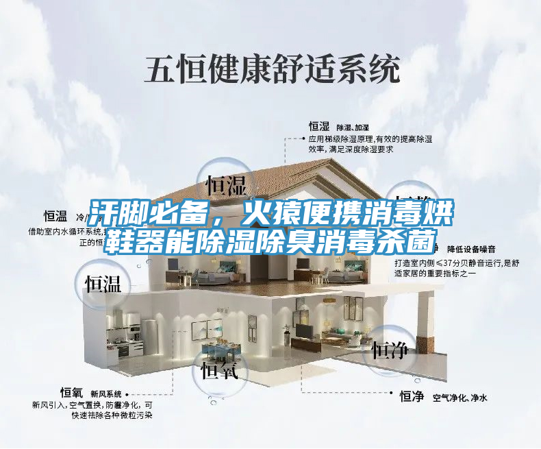 汗腳必備，火猿便攜消毒烘鞋器能除濕除臭消毒殺菌