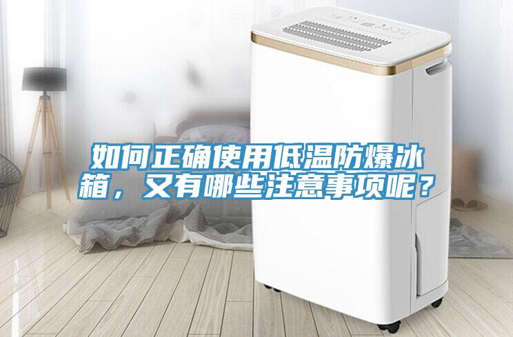 如何正確使用低溫防爆冰箱，又有哪些注意事項(xiàng)呢？