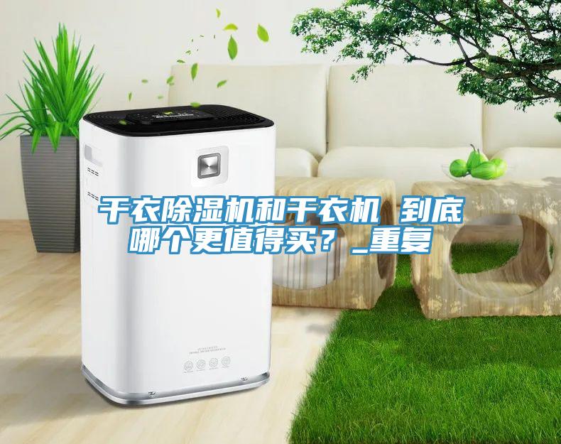 干衣除濕機和干衣機 到底哪個更值得買？_重復