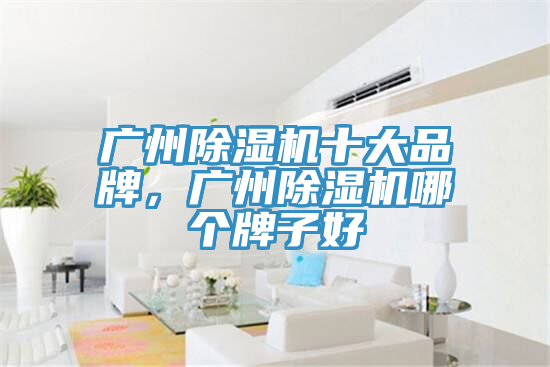 廣州除濕機十大品牌，廣州除濕機哪個牌子好