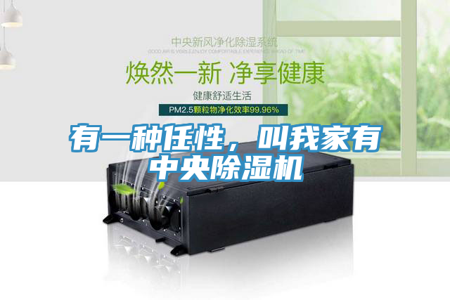 有一種任性，叫我家有中央除濕機(jī)