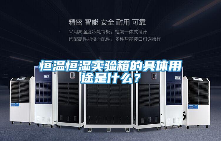 恒溫恒濕實驗箱的具體用途是什么？
