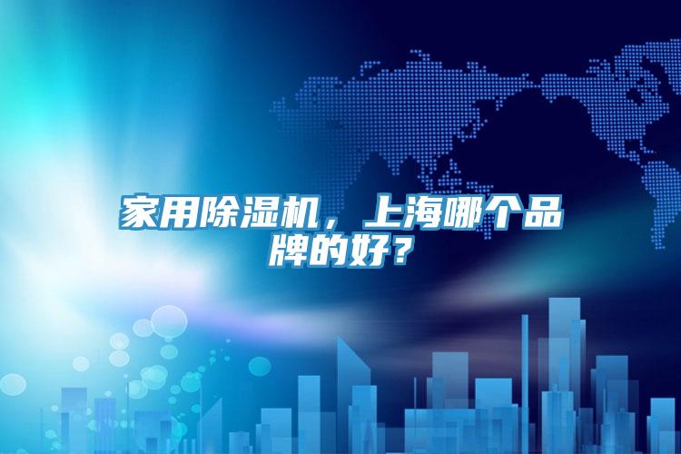 家用除濕機，上海哪個品牌的好？