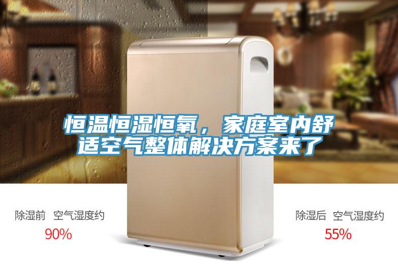 恒溫恒濕恒氧，家庭室內(nèi)舒適空氣整體解決方案來了
