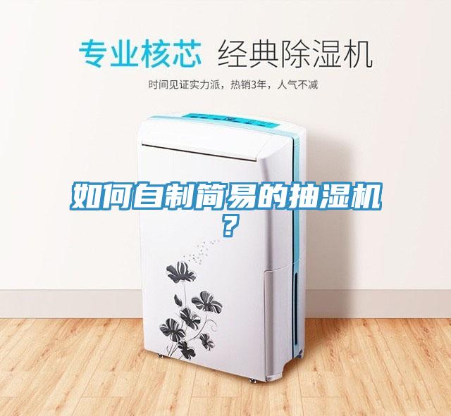 如何自制簡(jiǎn)易的抽濕機(jī)？