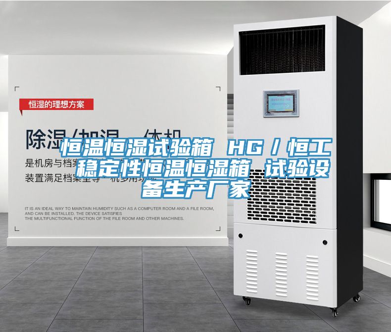 恒溫恒濕試驗(yàn)箱 HG／恒工 穩(wěn)定性恒溫恒濕箱 試驗(yàn)設(shè)備生產(chǎn)廠(chǎng)家