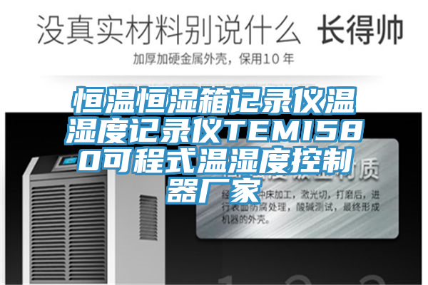 恒溫恒濕箱記錄儀溫濕度記錄儀TEMI580可程式溫濕度控制器廠(chǎng)家